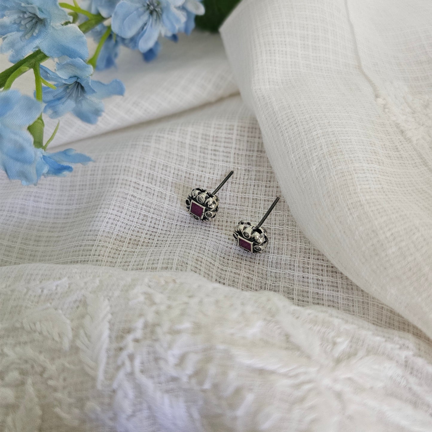 Silver 92.5 kemp stud