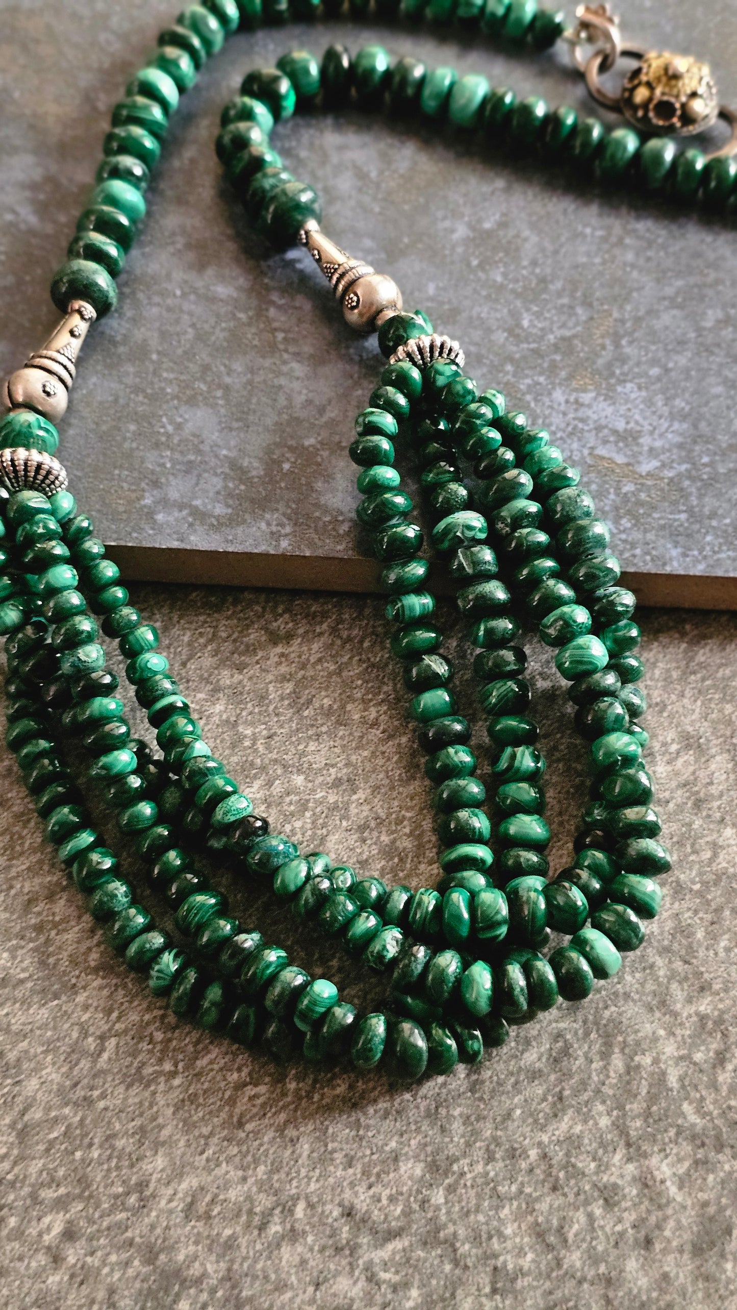 Verdant 4.0 | Malachite & Silver Necklace