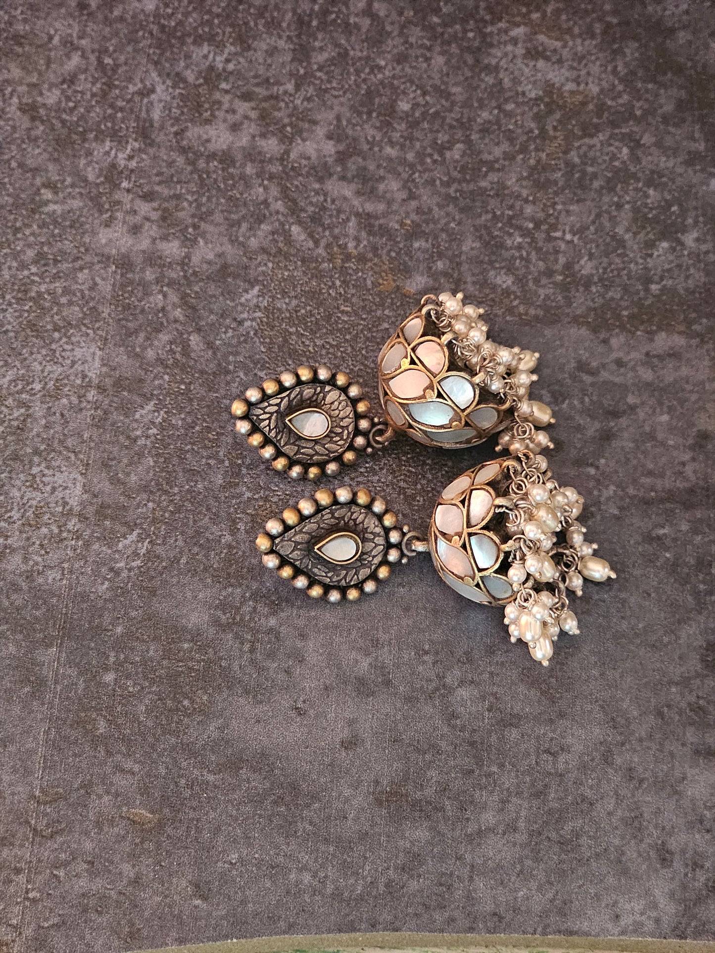 Mother of pearl jhumka