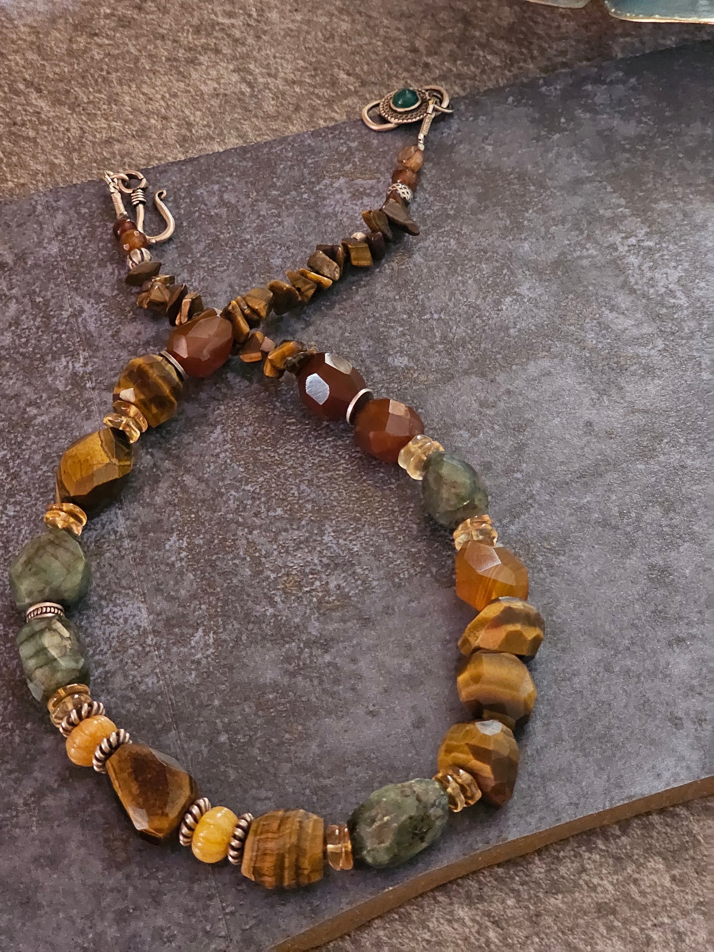 Mix gemstone necklace