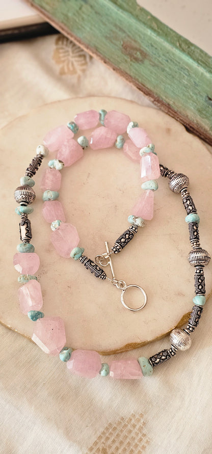 Morganite & Amazonite | Soul Strung