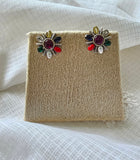 92.5 Silver navratan studs