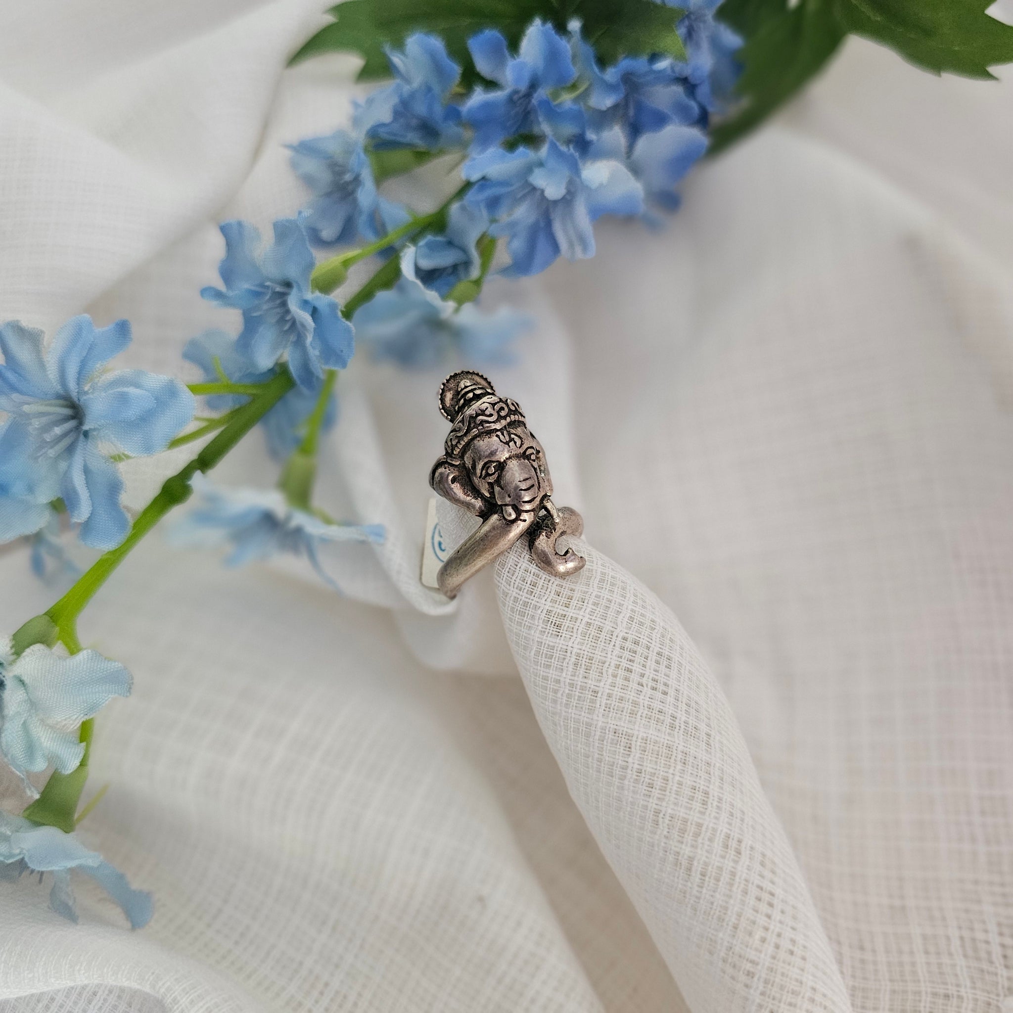 Silver 92.5 Ganesha ring