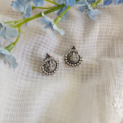 Silver 92.5 nakash Lakshmi ammavaru studs