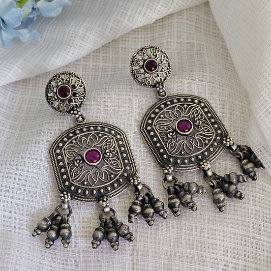 Silver 92.5 taar work danglers