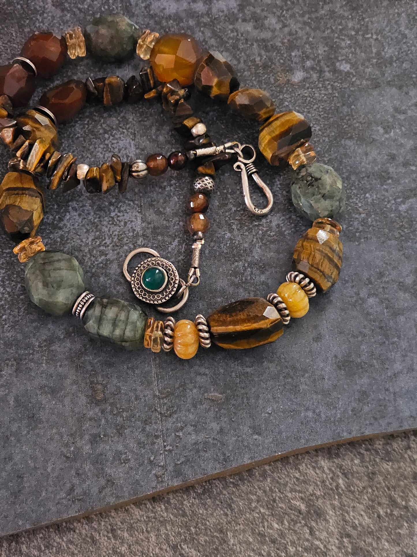Mix gemstone necklace