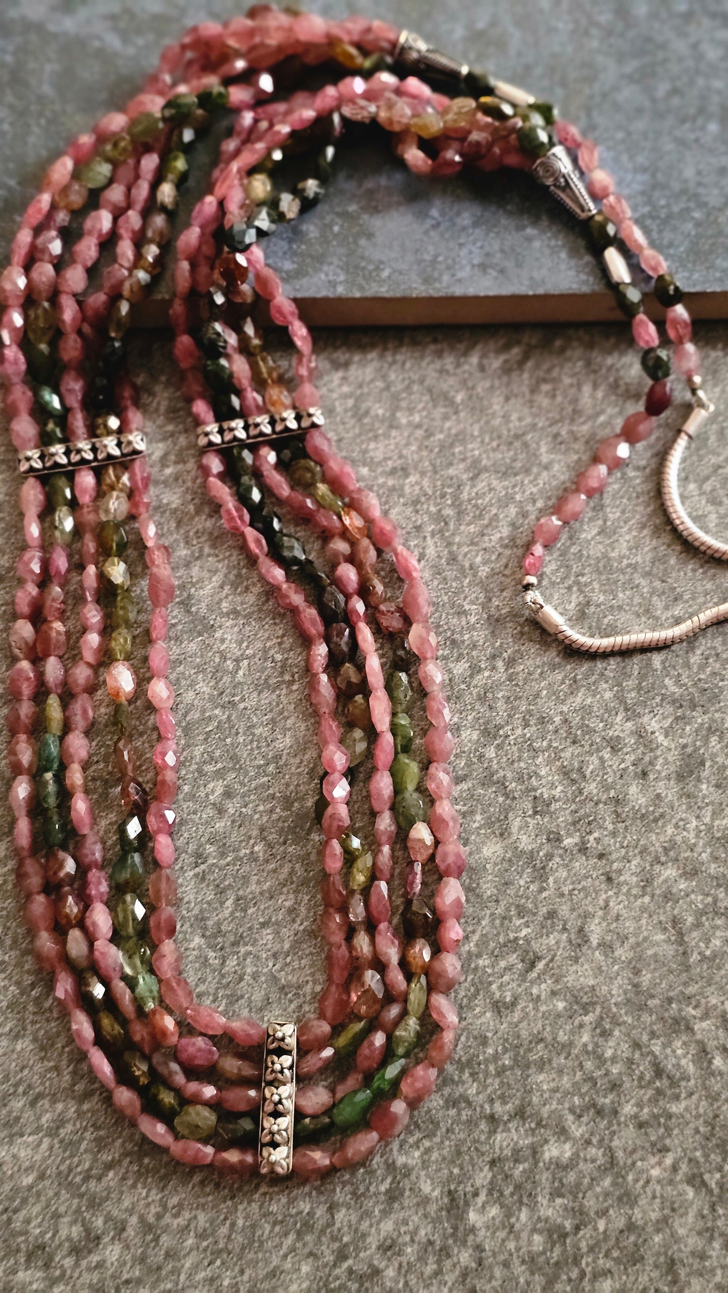 Rangrekha — Pink & Multi Tourmaline Raani Haar