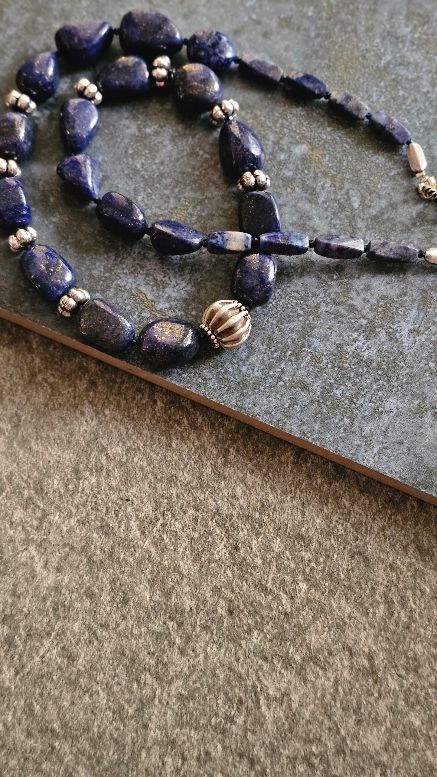 Blue Hour | Lapis Lazuli & Sterling Silver Necklace