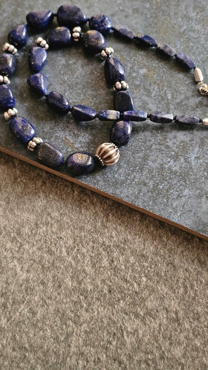 Blue Hour | Lapis Lazuli & Sterling Silver Necklace