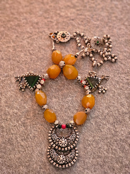 Vintage tribal design necklace