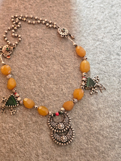 Vintage tribal design necklace