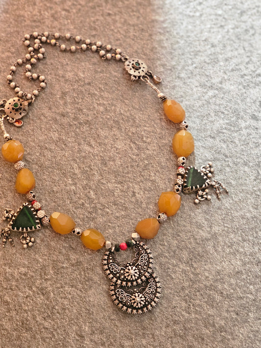 Vintage tribal design necklace