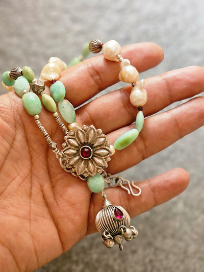 Fresh water Baroque pearls necklace