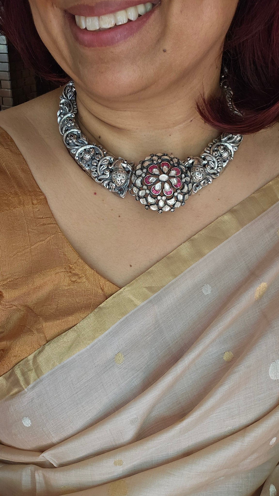 Silver 92.5 nakash necklace