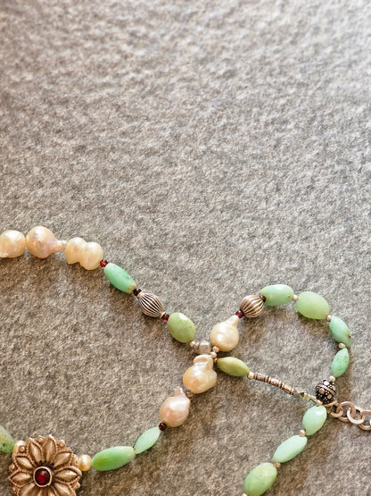 Fresh water Baroque pearls necklace