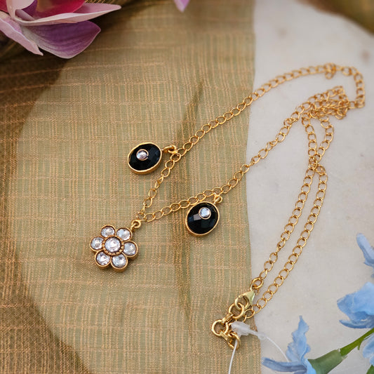 Silver 92.5 moissanite pendant charm necklace