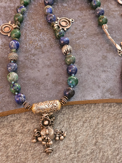 Azurite Malachite necklace