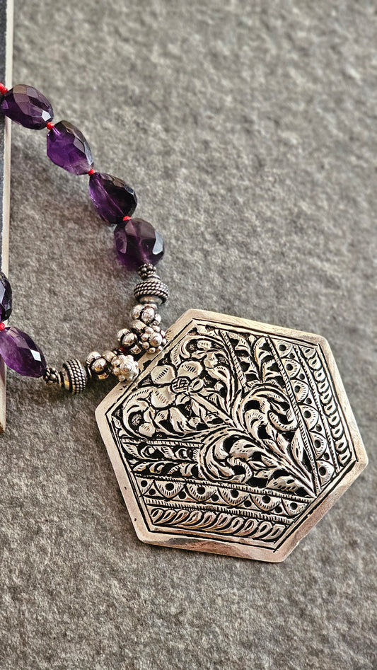 Amethyst necklace