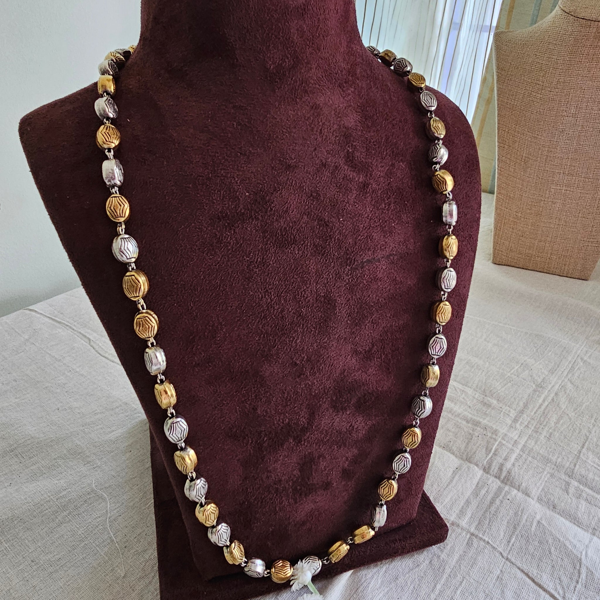 Silver 92.5 two tone Mala