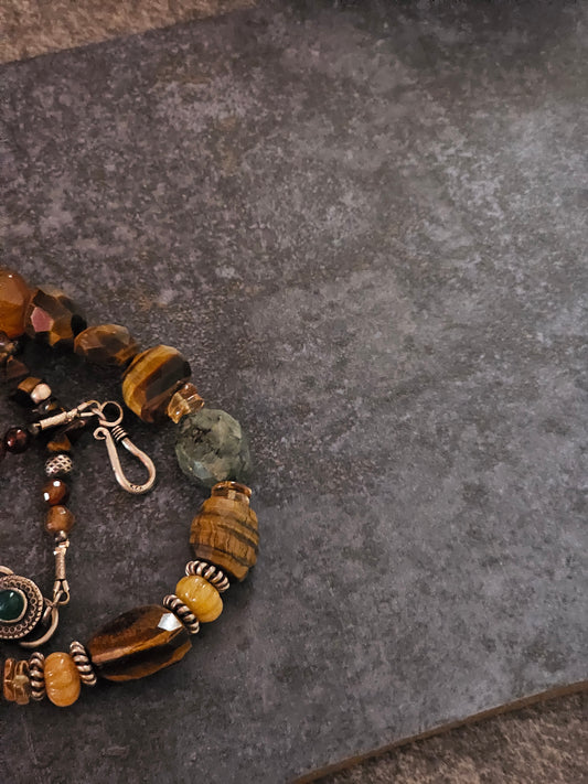 Mix gemstone necklace