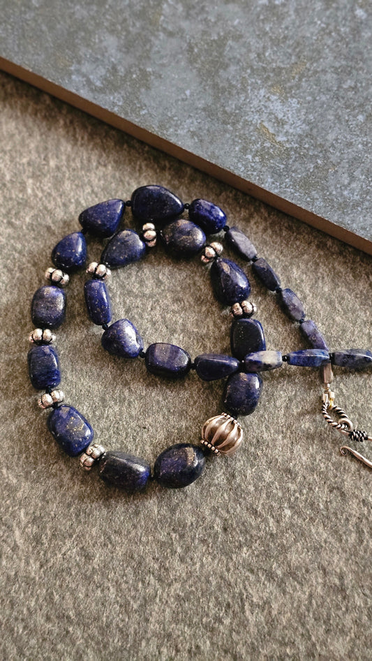 Blue Hour | Lapis Lazuli & Sterling Silver Necklace