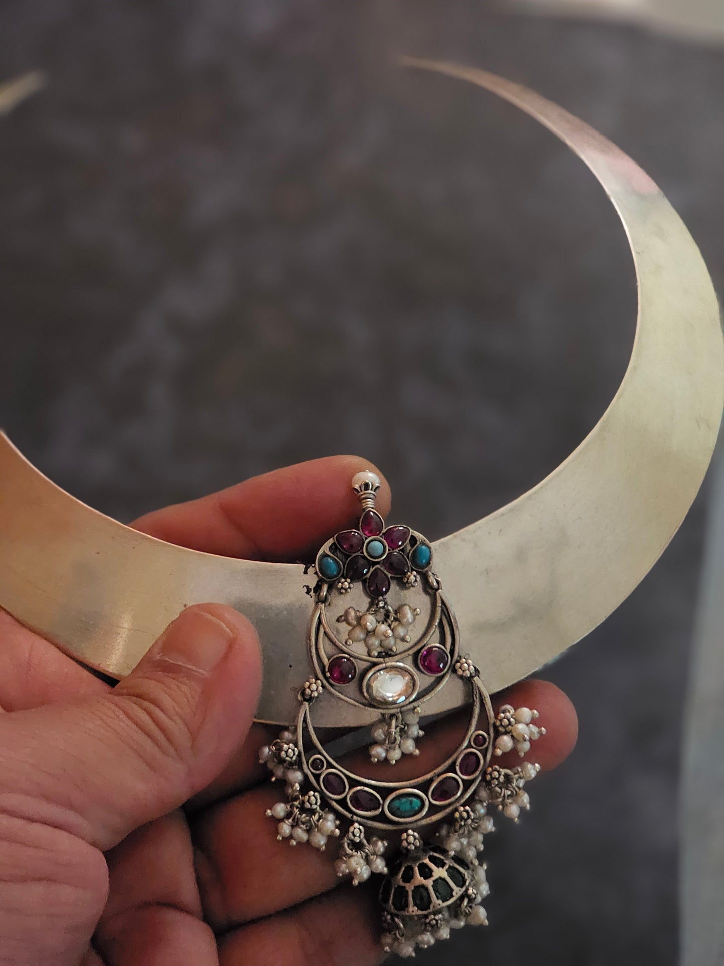 Silver hasli Kemp pendant