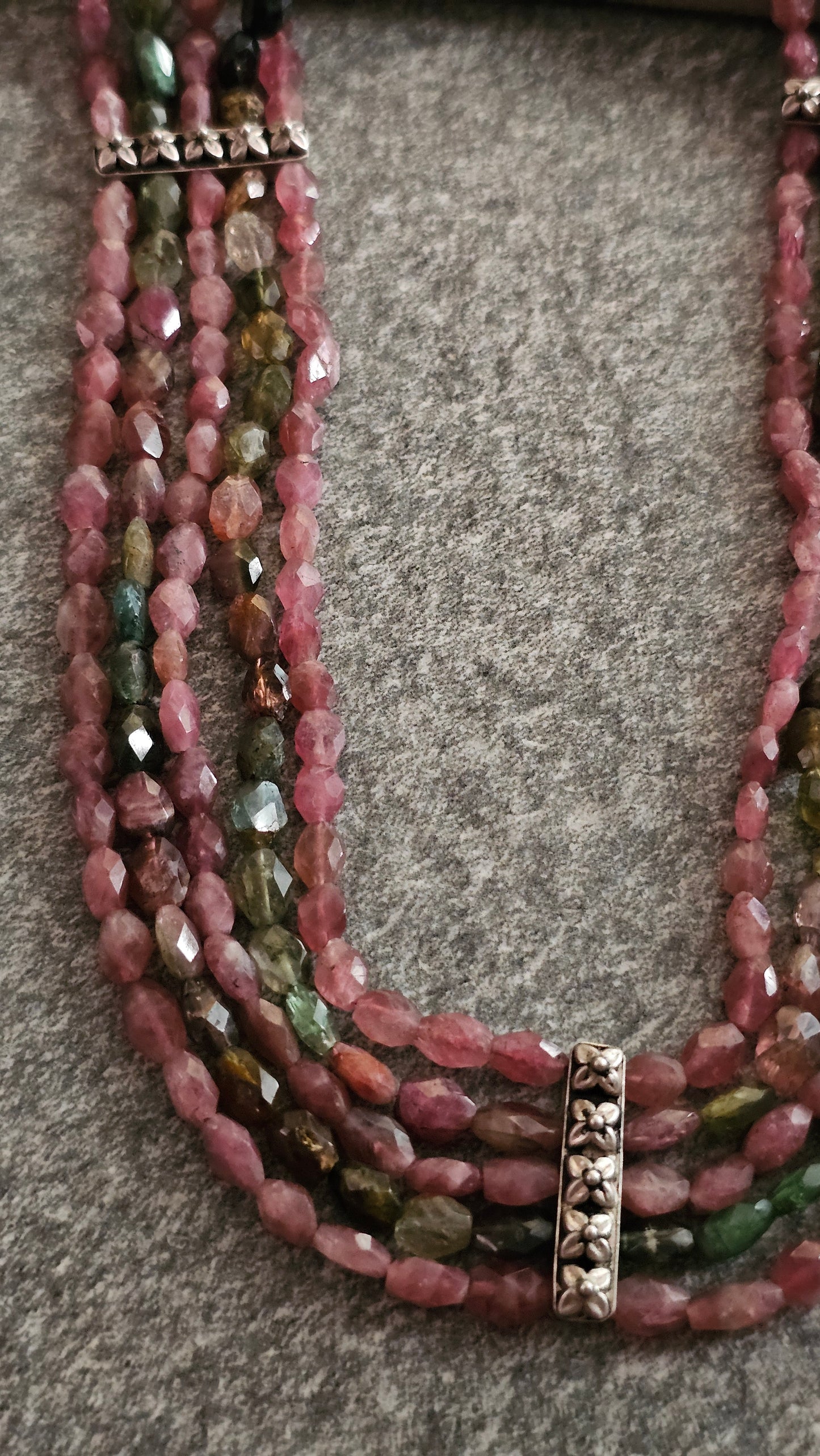 Rangrekha — Pink & Multi Tourmaline Raani Haar