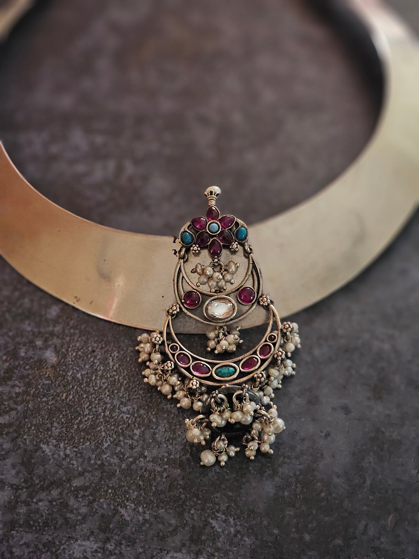 Silver hasli Kemp pendant