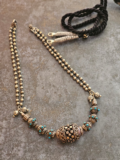 Silver 92.5 beads choker