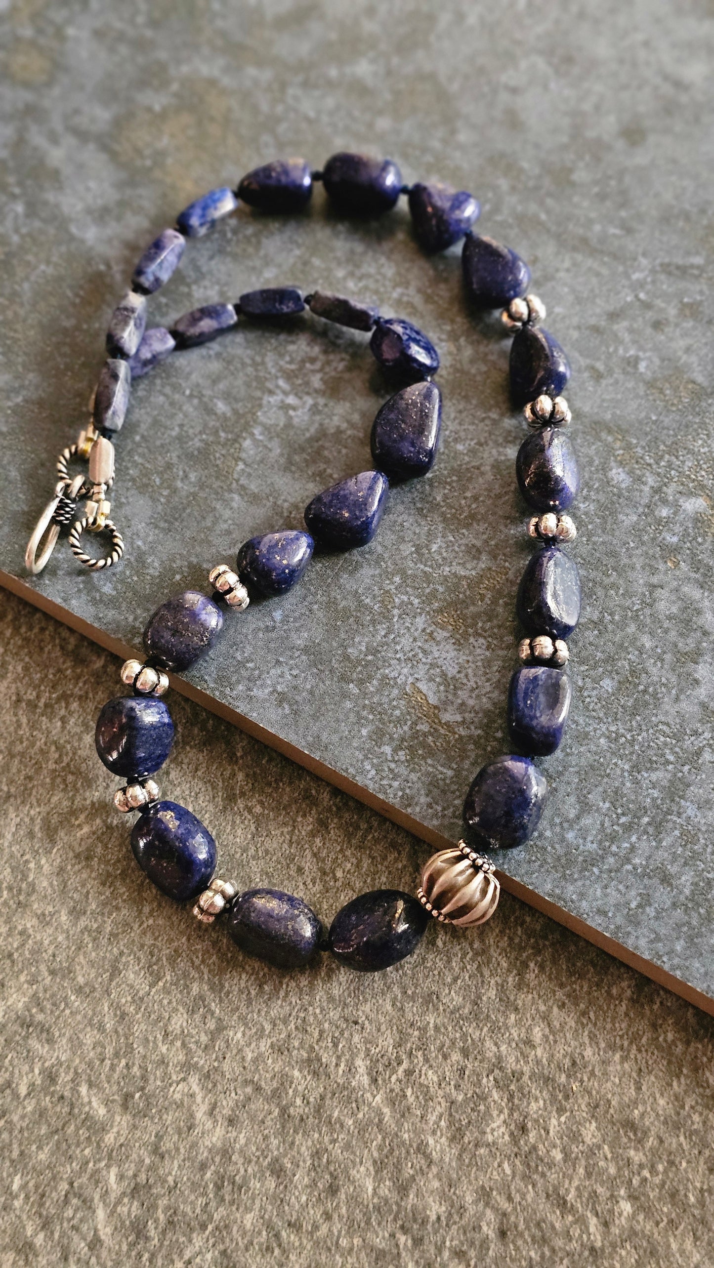 Blue Hour | Lapis Lazuli & Sterling Silver Necklace